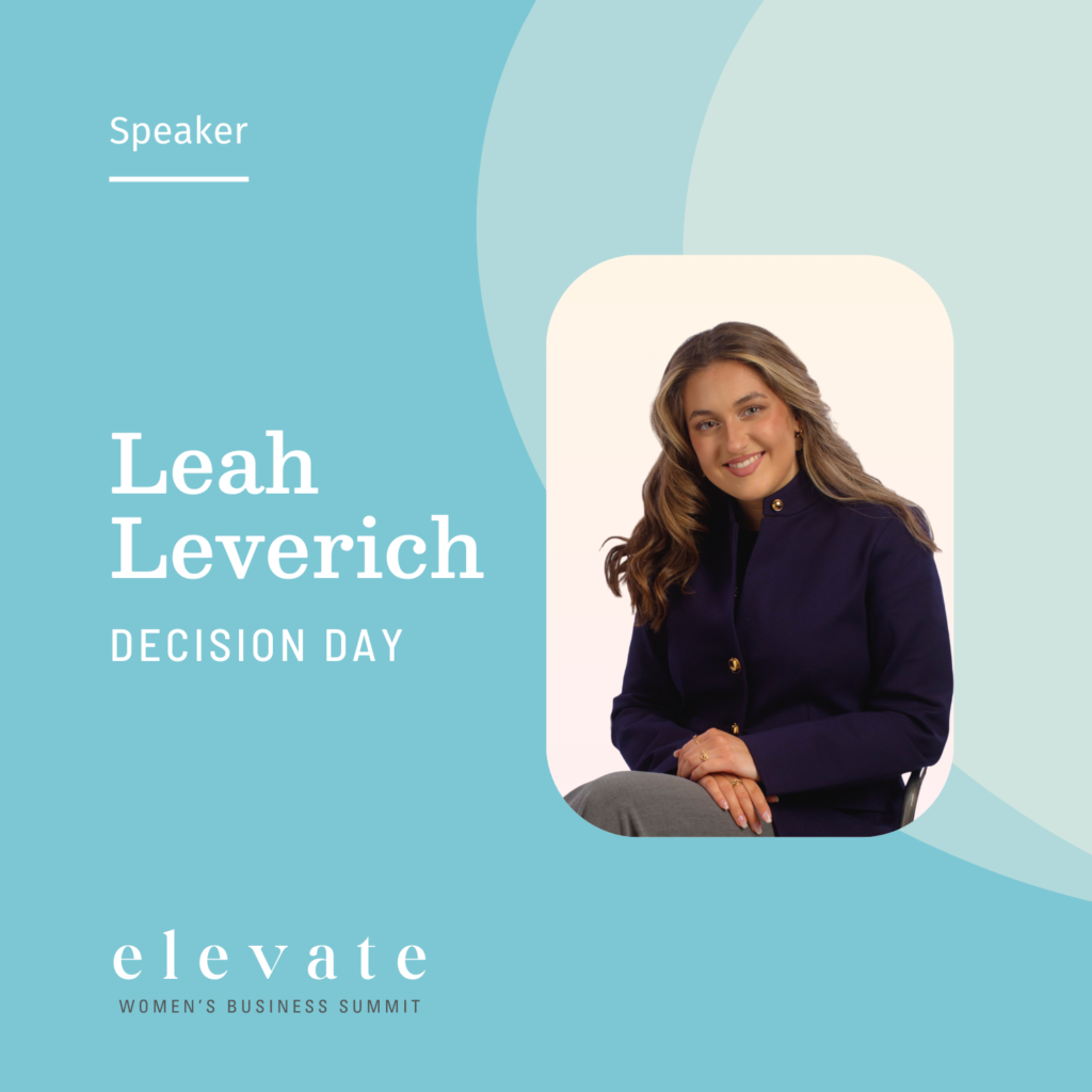 Elevate Women's Business Summit Speaker - Leah Leverich